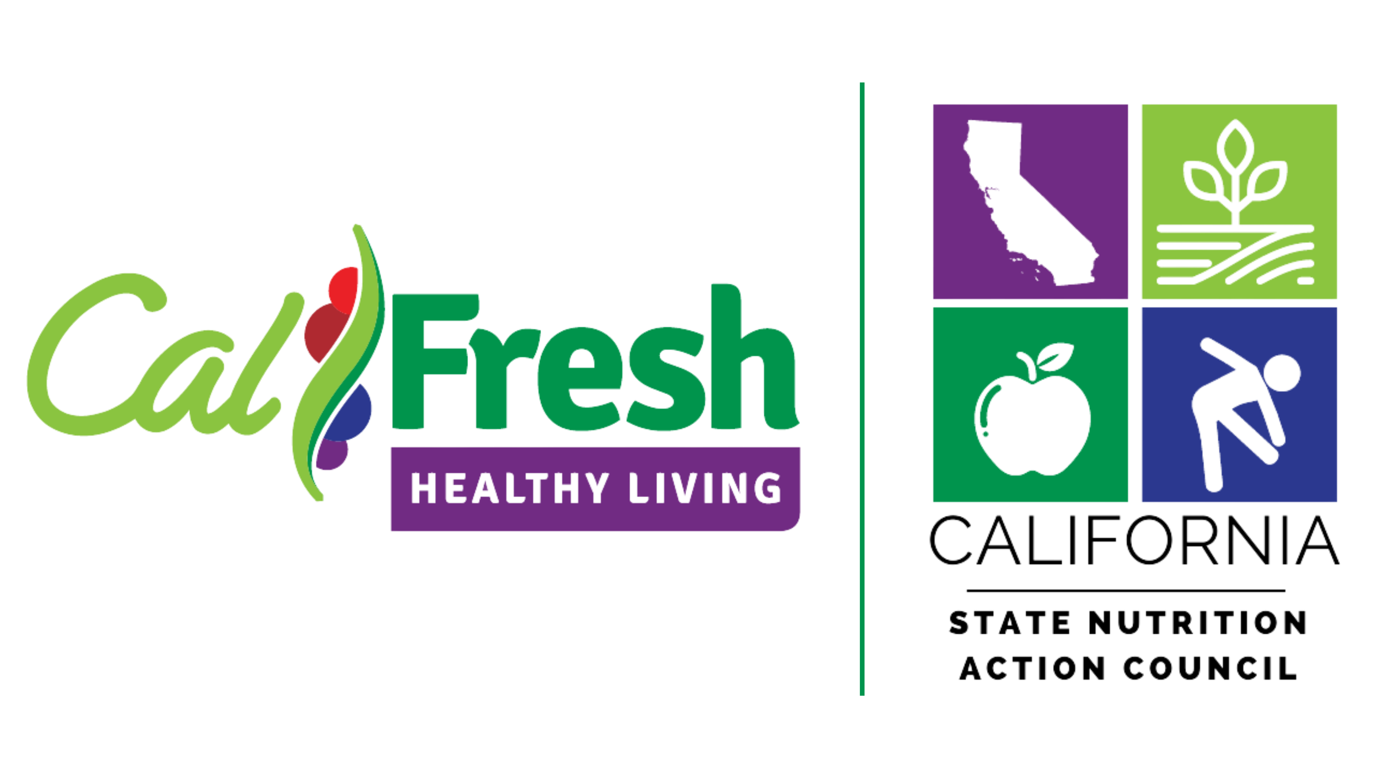 CalFresh Healthy Living and SNAC Logo Center for Wellness and Nutrition